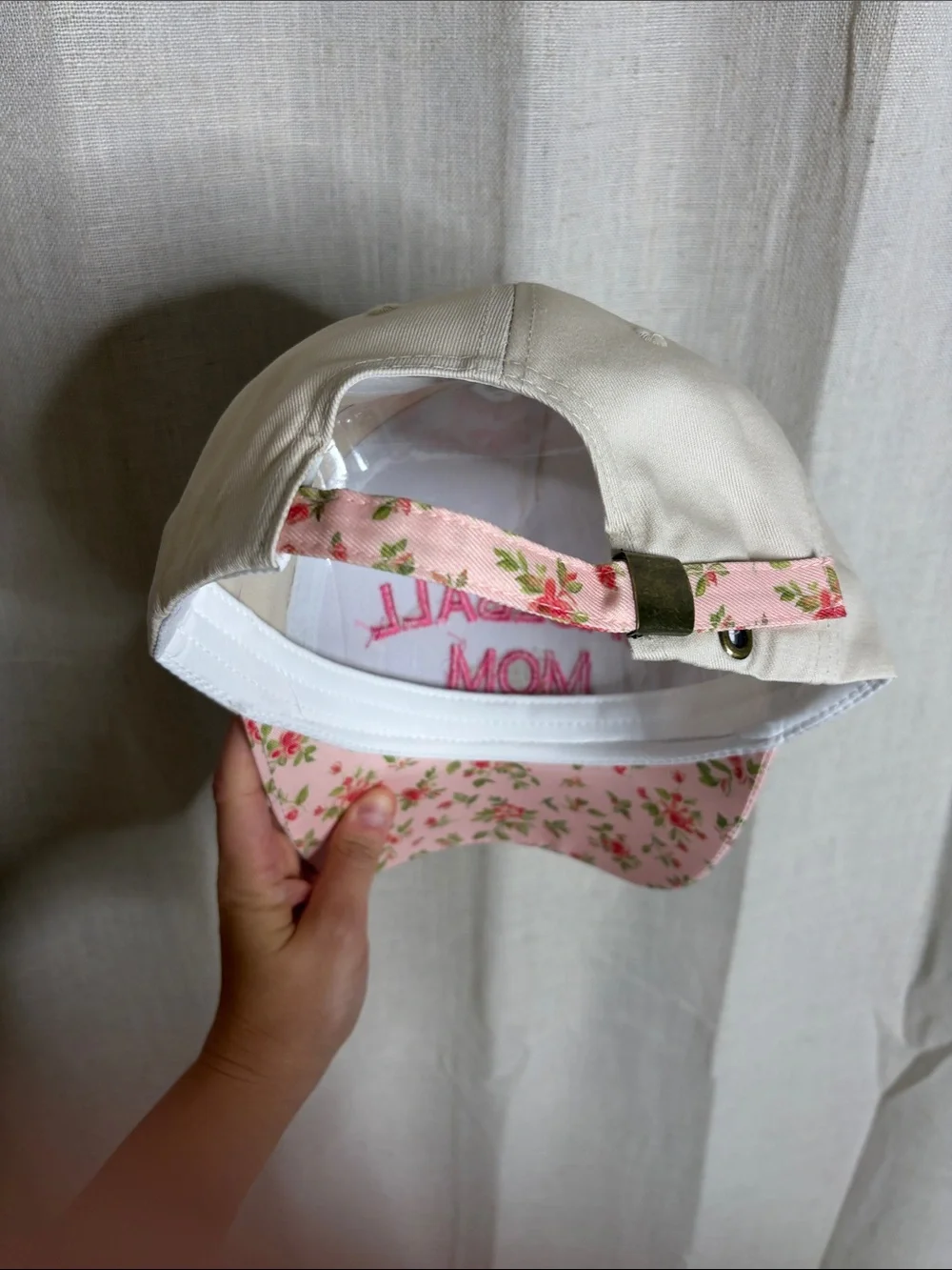 C.C Cream and Pink Floral 
